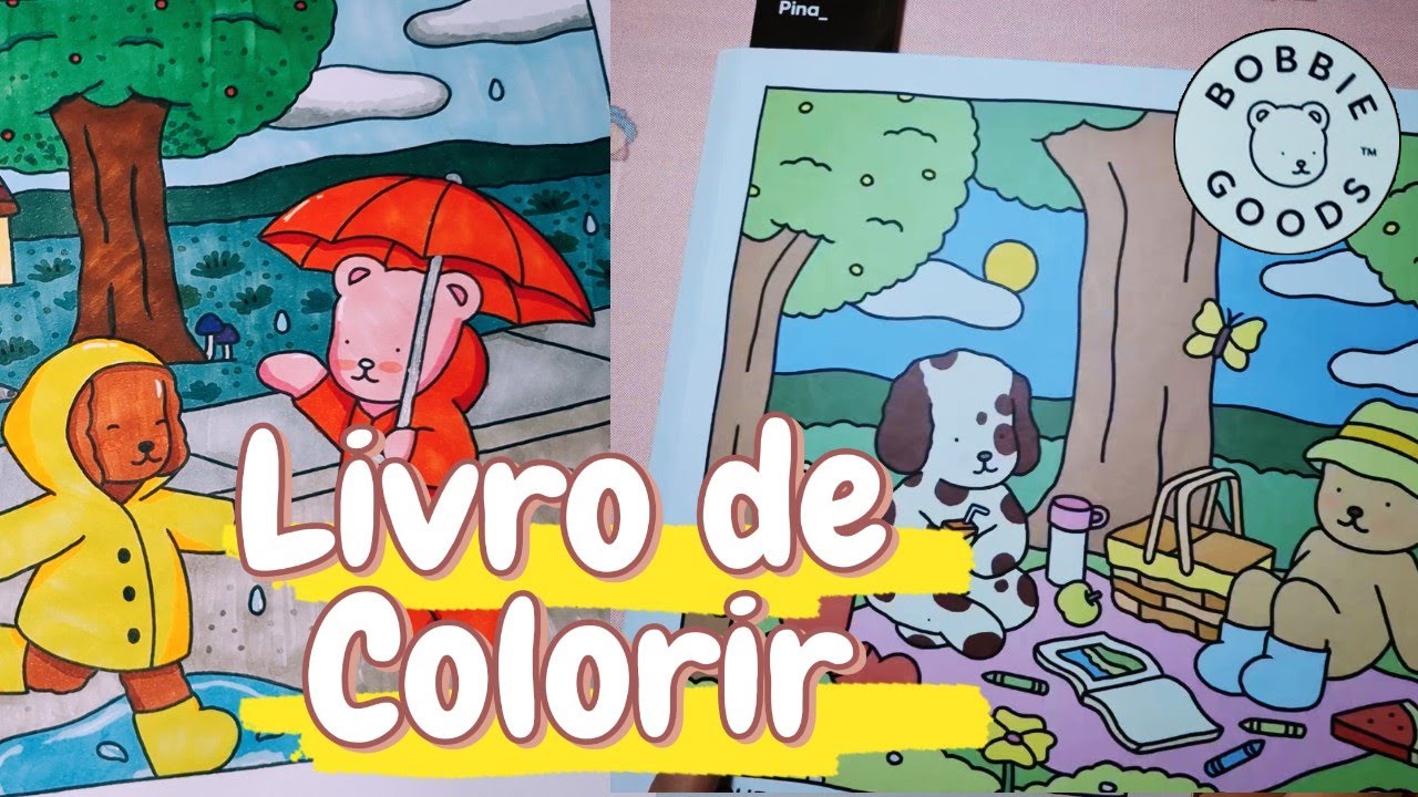 Pinte comigo: Dia de chuva | Bobbie Goods oficial