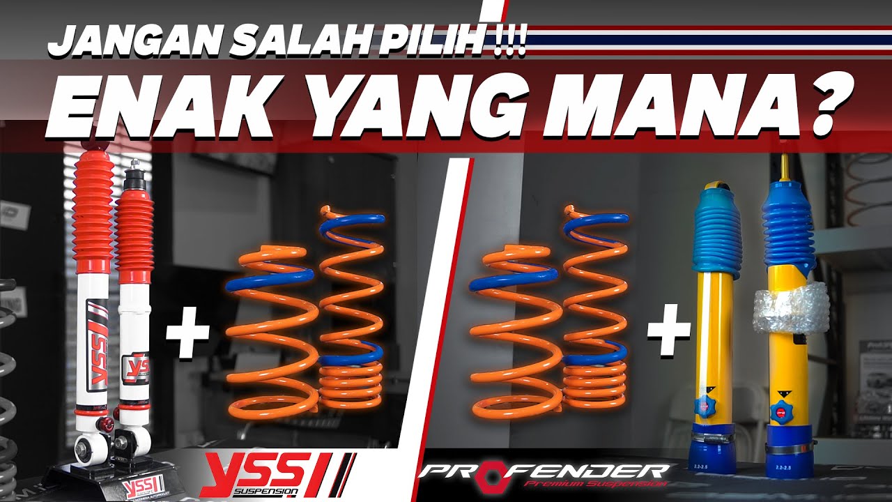 YSS ATAU PROFENDER?? USER I-SPRING WAJIB NONTON!!! | Rekomendasi Shock Mobil Harian Terbaik