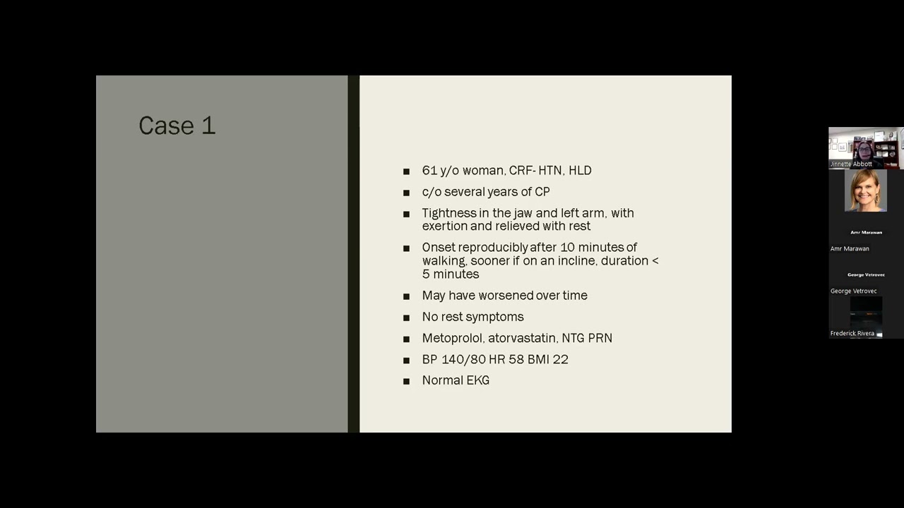 Evaluation & Management of Chronic Coronary Syndromes - J. Dawn Abbott, MD, FACC, FSCAI