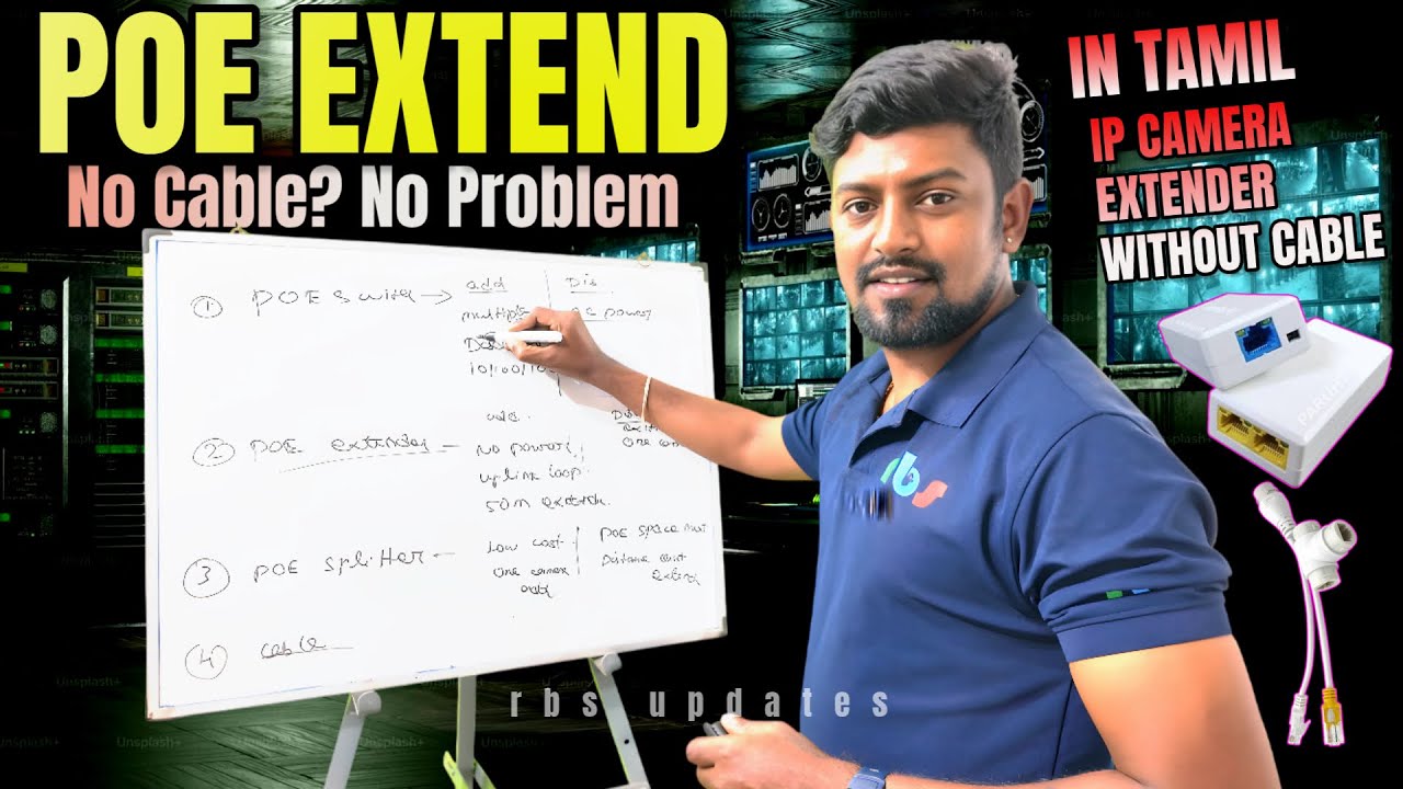 No Cable? No Problem! IP Camera Extend பண்ணுற Secret Method in tamil😳✨