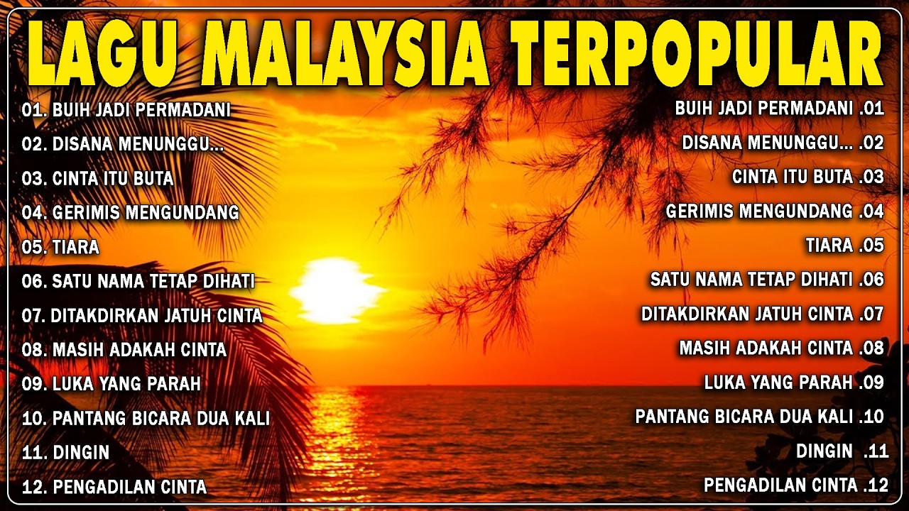 Lagu Malaysia Lama Populer | Lagu Malaysia Full Album Tanpa Iklan💦
