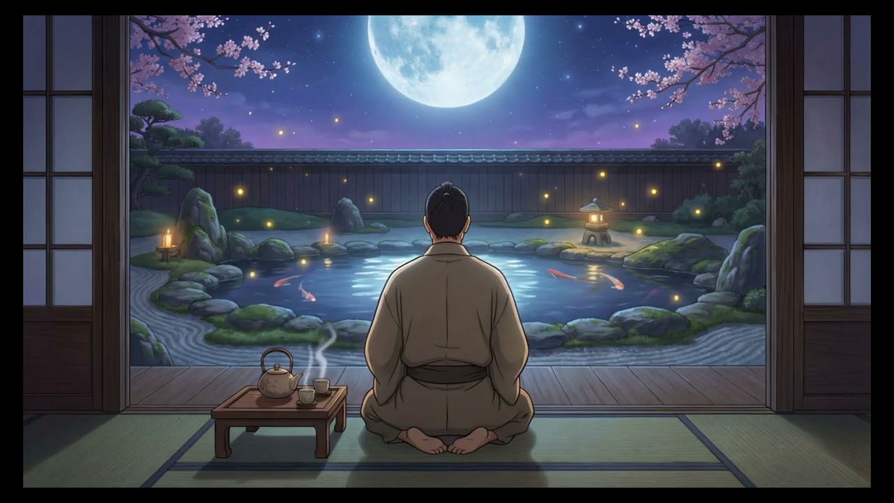 Zen Moon Garden 🌸 30 Minutes of Deep Focus Lofi for Study & Relaxation