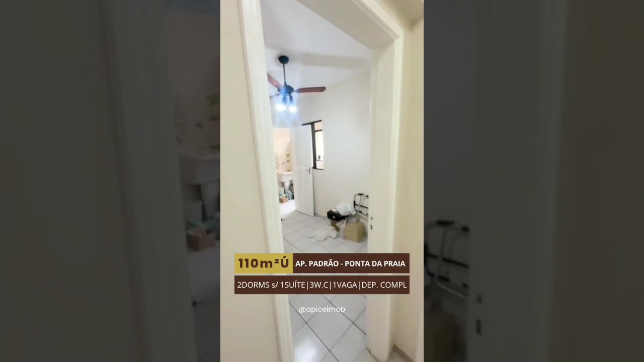 Apartamento com 2 dormitórios à venda, 110 m² por R$ 539.000 - Ponta da Praia - Santos/SP