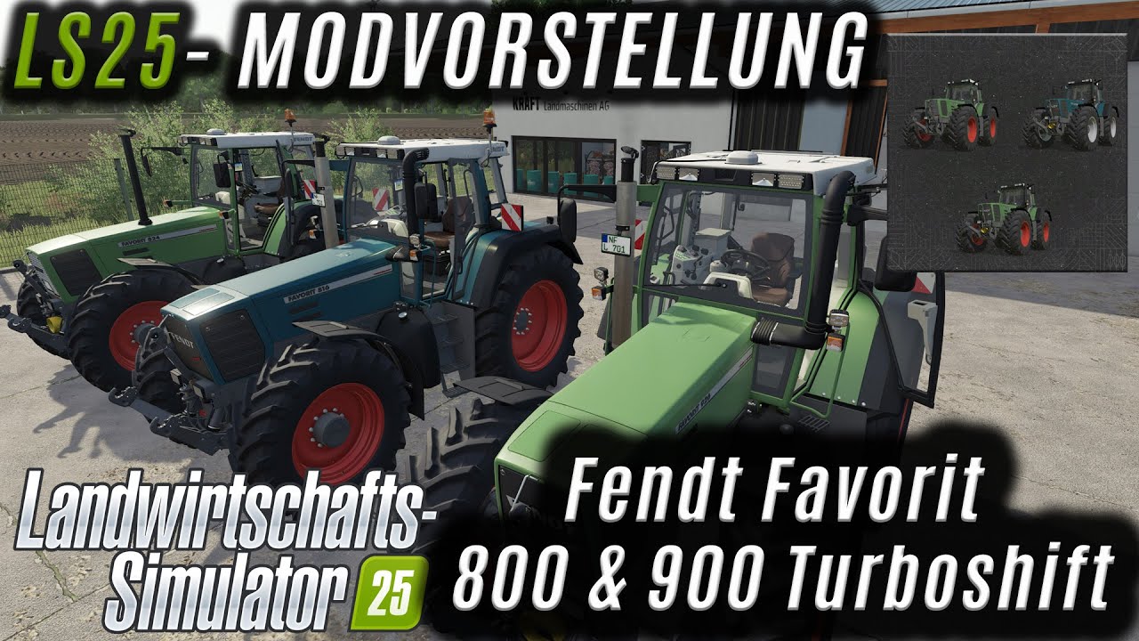 LS25 Modvorstellung - Fendt Favorit Turboshift von Schnibbl Modding [PC/MAC, PS5, XBS]