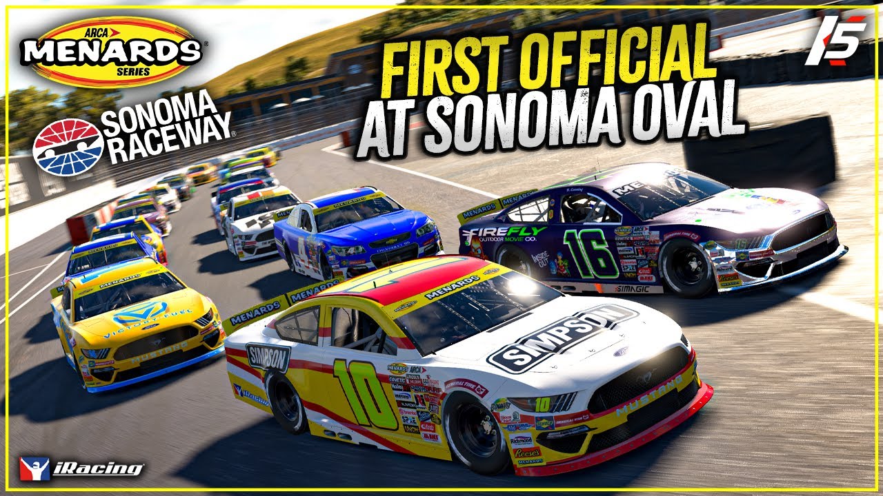 ARCA Series - Sonoma Oval - iRacing NASCAR Gameplay