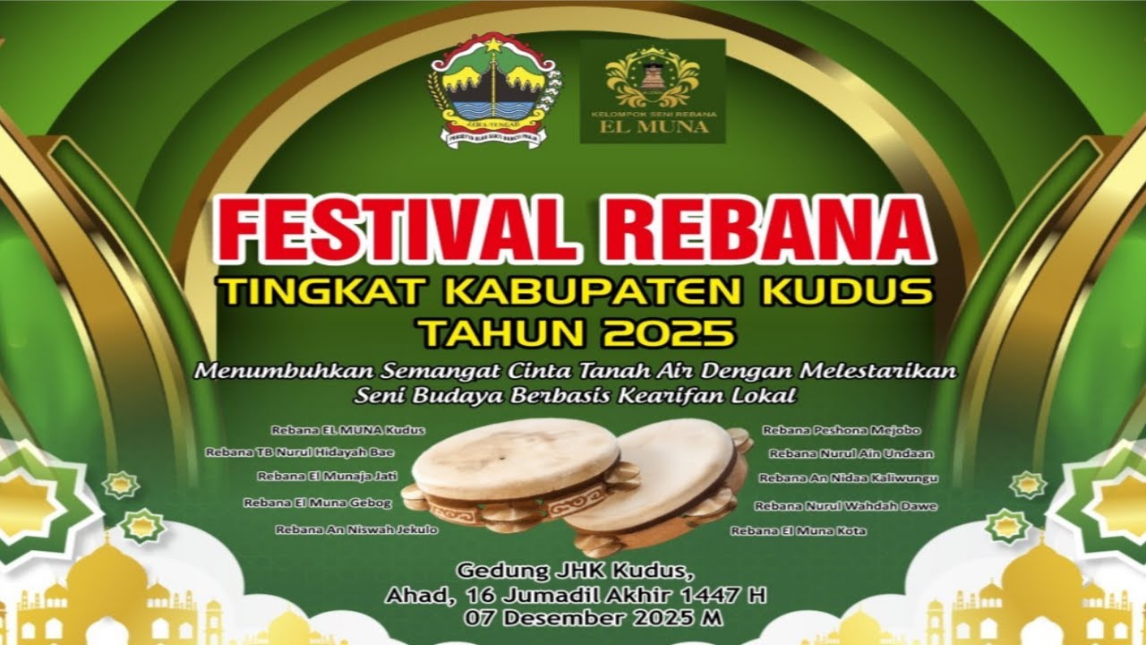 PART II FESTIVAL REBANA KABUPATEN KUDUS | 07 DESEMBER 2025 | MUSLIMAT NU SE-KAB KUDUS | JHK KUDUS