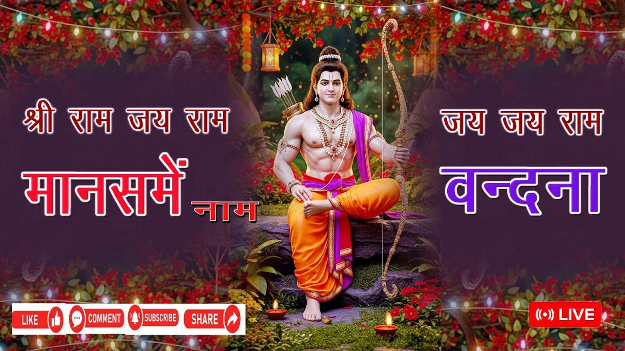 मानस में नाम बन्दना 🙏🙏 राधे राधे