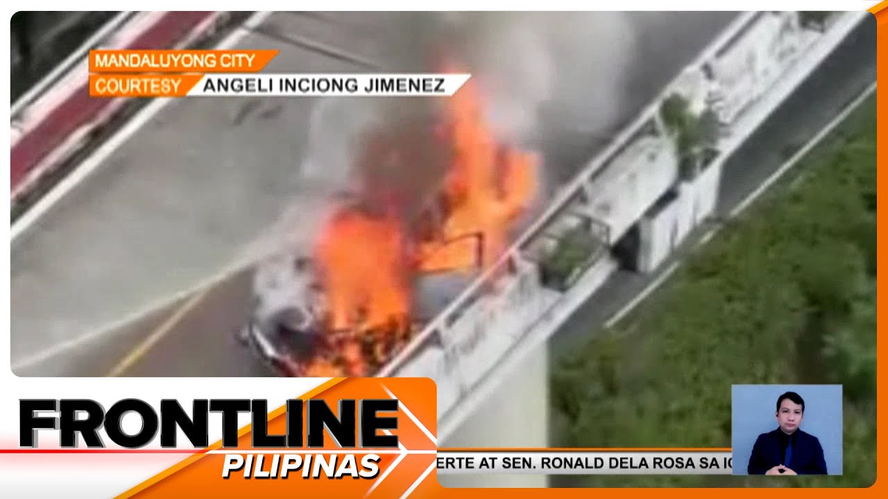 SUV, nagliyab sa Ortigas flyover; posibleng napabayaan ang maintenance | Frontline Pilipinas