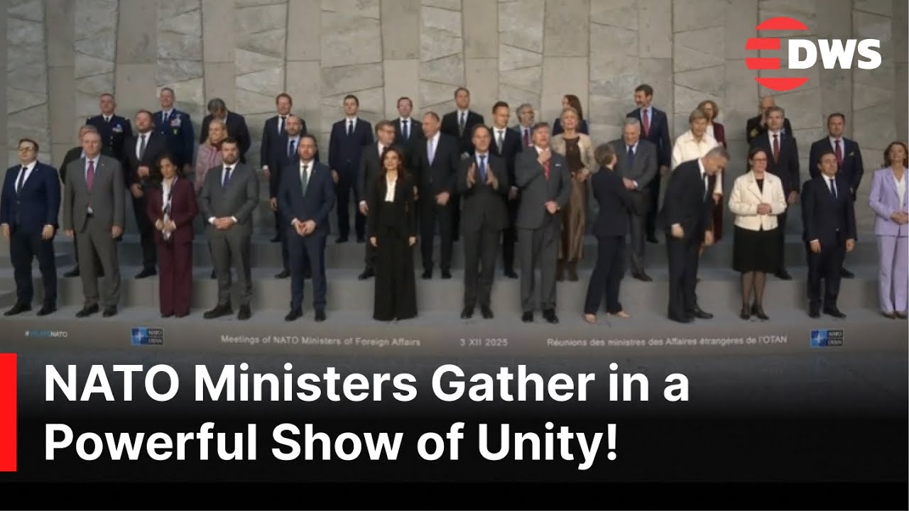 HISTORIC MOMENT: NATO Foreign Ministers Unite: A Rare Behind-the-Scenes Moment in Brussels | AC1Z
