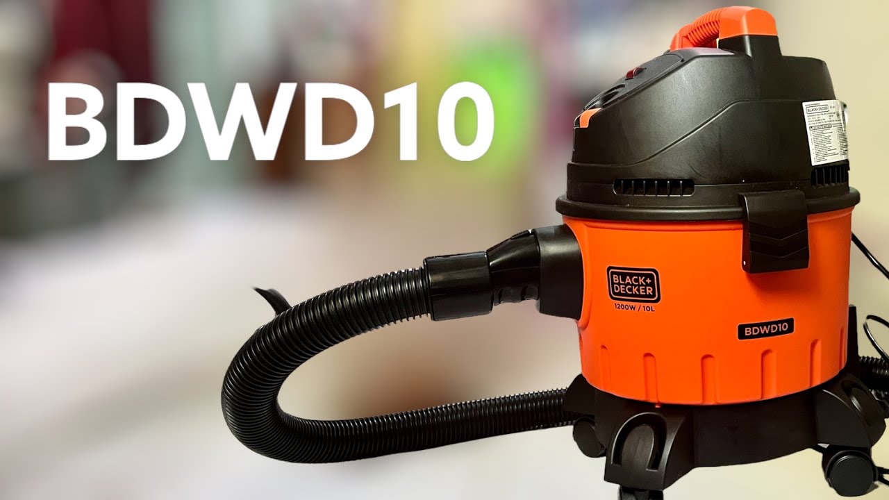 Desempacando y ensamblando mi aspiradora Black and DECKER BDWD10