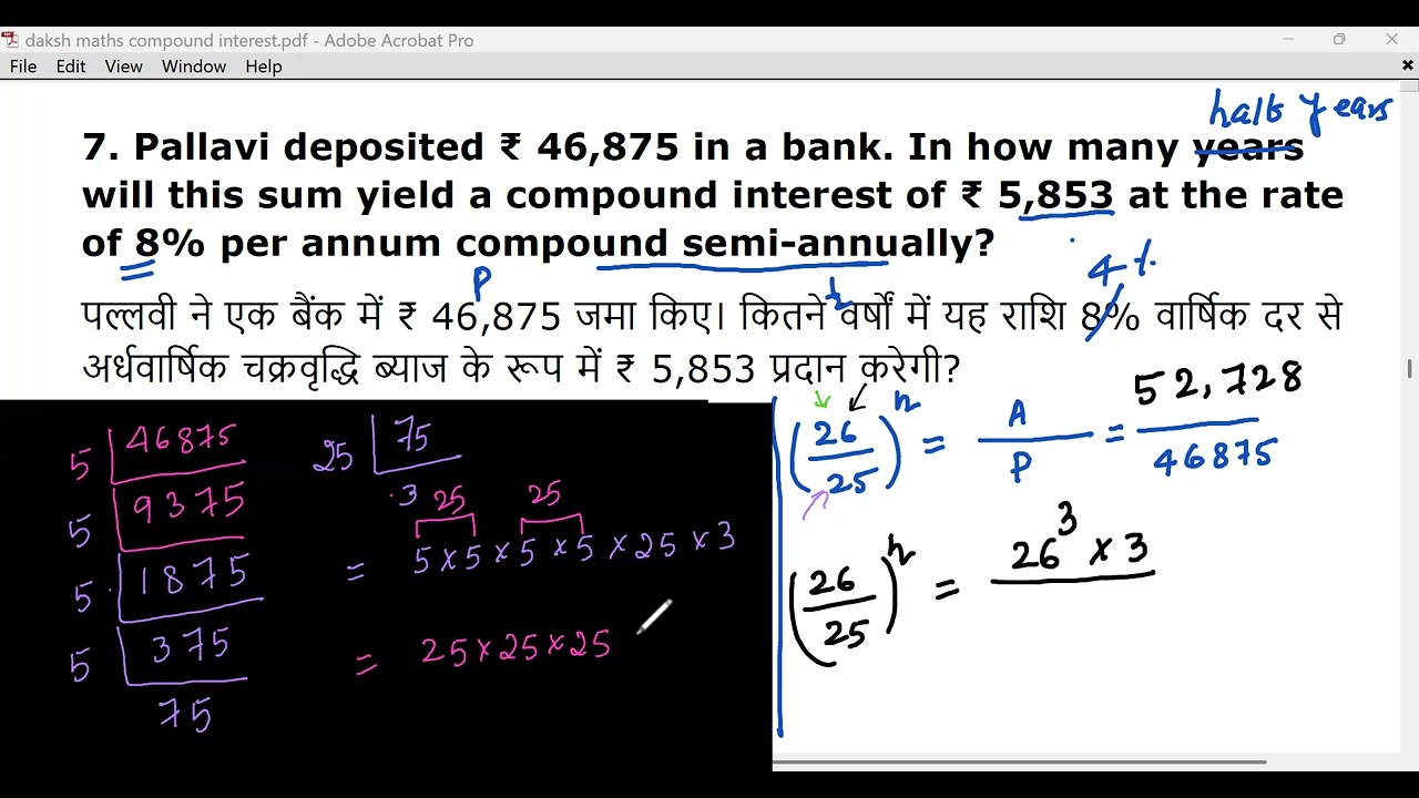 COMPOUND INTEREST