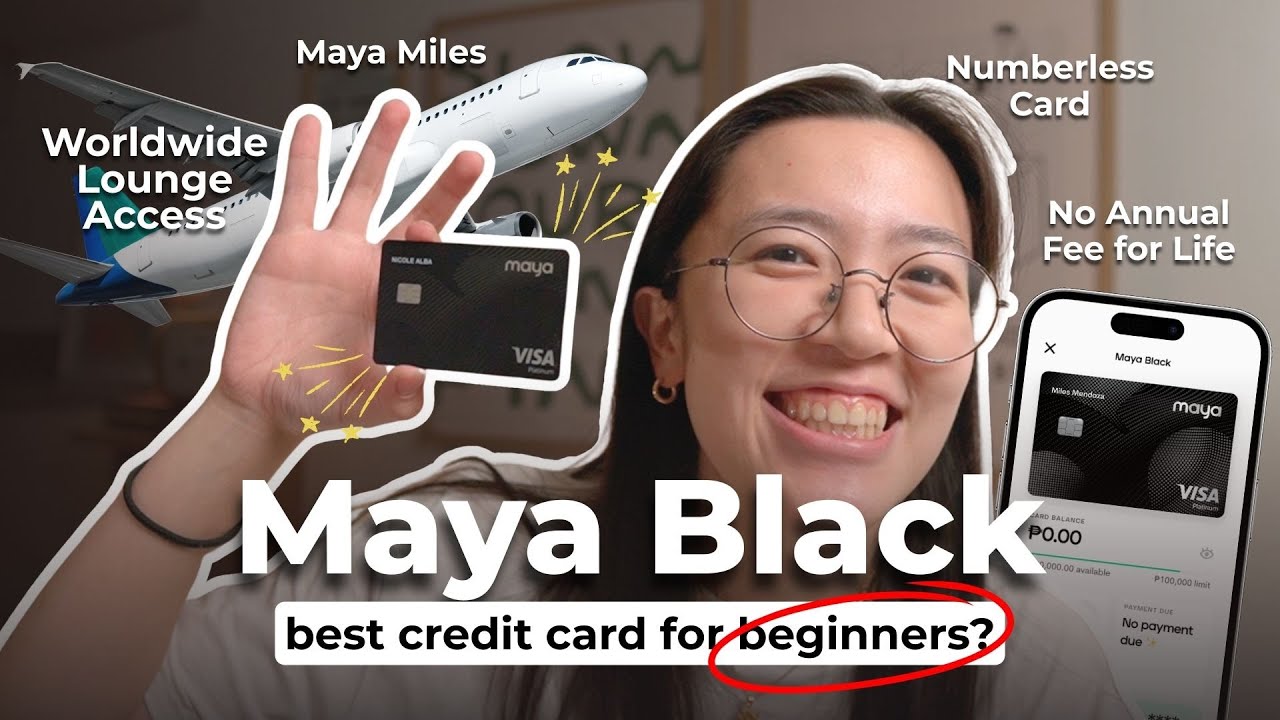 💳 MAYA BLACK: Best Credit Card for BEGINNERS (lounge access, miles) | How to apply + tutorial