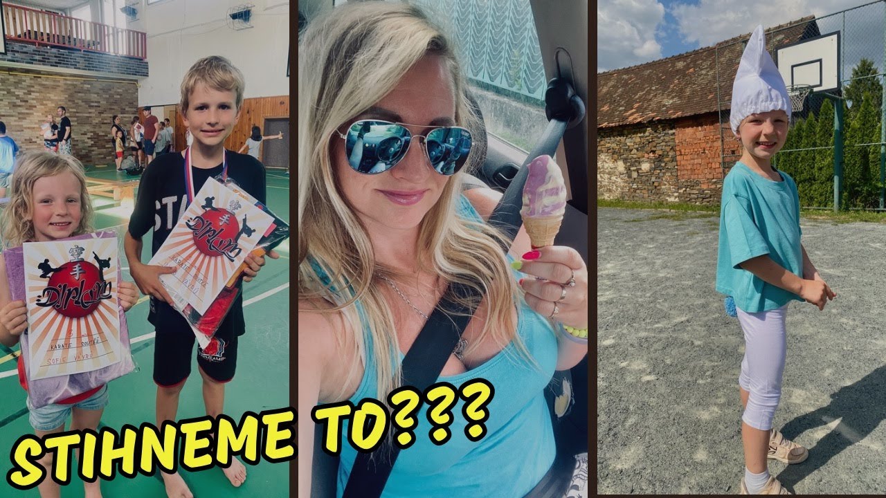 Stihneme to??? - máme moc akcí-koně ve školce,zahradní slavnost ve škole a rozlučka s karate