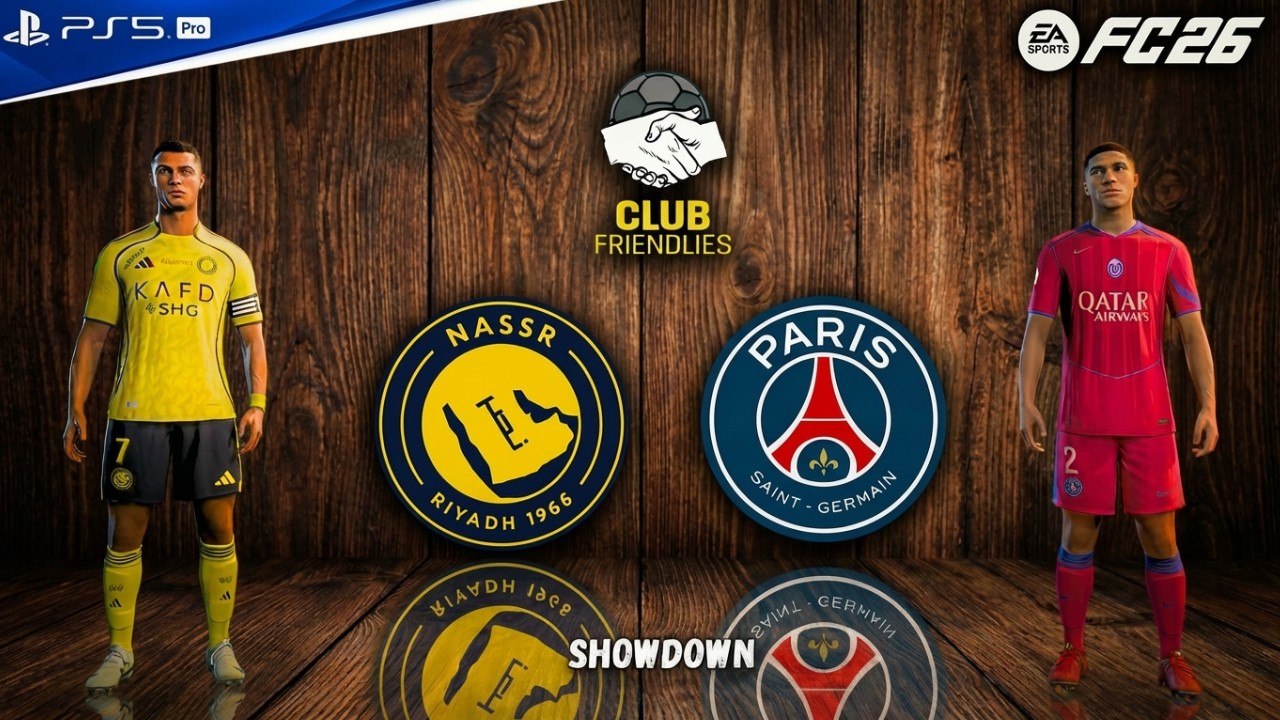FC 26 – Al-Nassr vs PSG | Club Friendly Fixture | Cristiano Ronaldo vs Achraf Hakimi Epic Duel