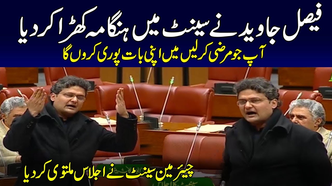 Senator Faisal Javed Blasting Speech In Senate Session l 24 News HD