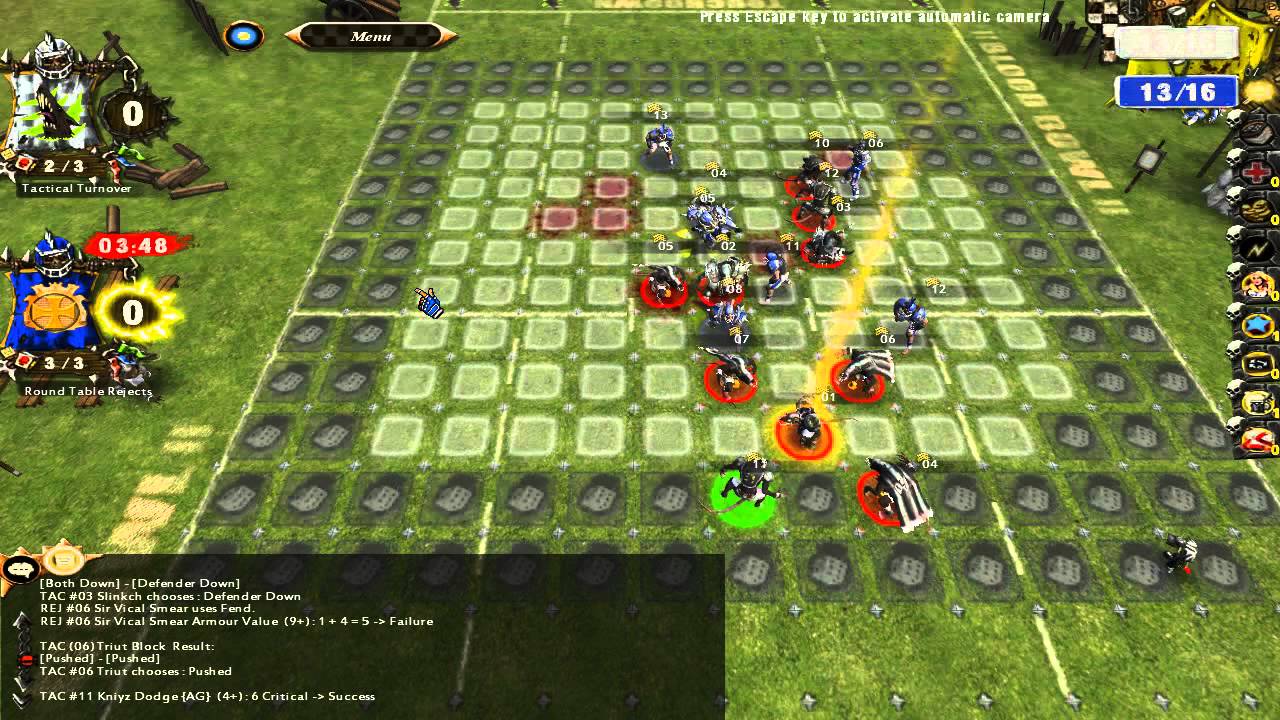 (G13)Skaven VS Human Second half Blood Bowl: CE