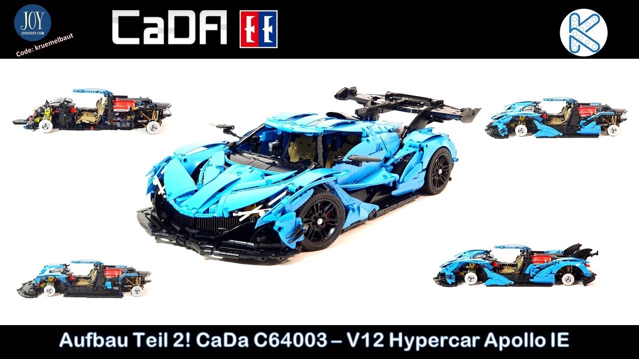 Mehr als nur eine neue Farbe! Aufbau Teil 2! CADA C64003w Apollo IE V12 Hypercar
