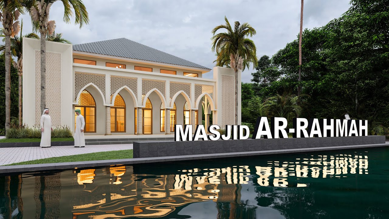DESAIN MASJID 14X14 I MASJID AR-RAHMAH PONDOK PESANTREN YATIM PIATU AR-RAHMAH KERSAMANAH GARUT