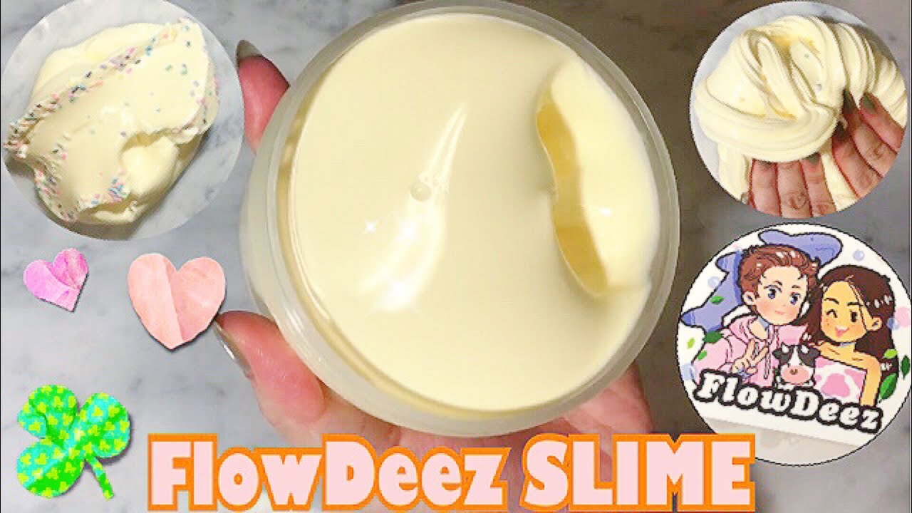 【FlowDeez SLIME👦🏼🎂birthday cake cream🎂👧🏻シックスライム✨】【ASMR】  100% honest slime review