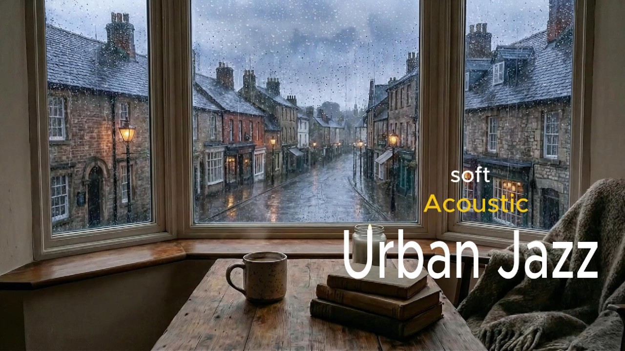 오늘은 Acoustic jazz, Urban Night Reflection | Deep & Slow Acoustic Jazz