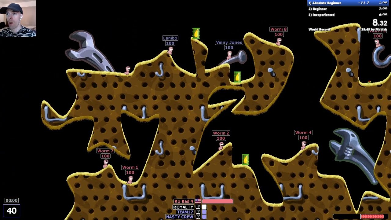 Worms Armageddon - Deathmatch Speedruns (4/23/26 stream)
