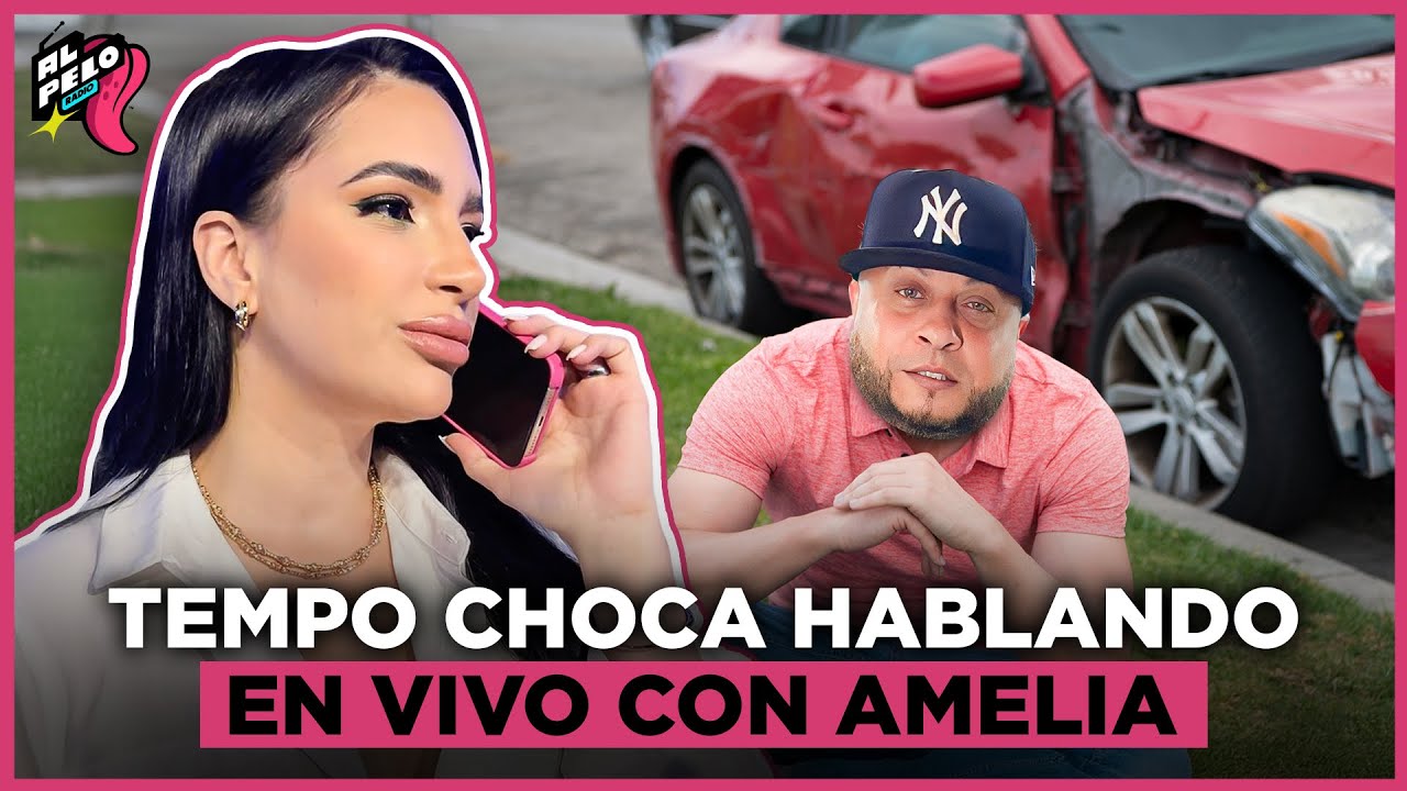 AMELIA ALCÁNTARA LLAMA A TEMPO PARA CONFIRMAR ROMANCE “CHOCA CARRO EN PLENA LLAMADA”