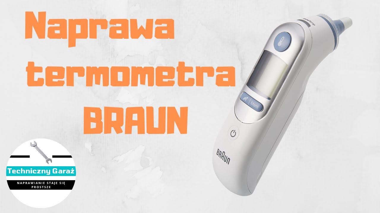 Naprawa termometra Braun - błąd POS -Braun thermometer repair - POS fault