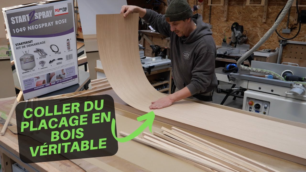 comment coller un plaquage en bois véritable