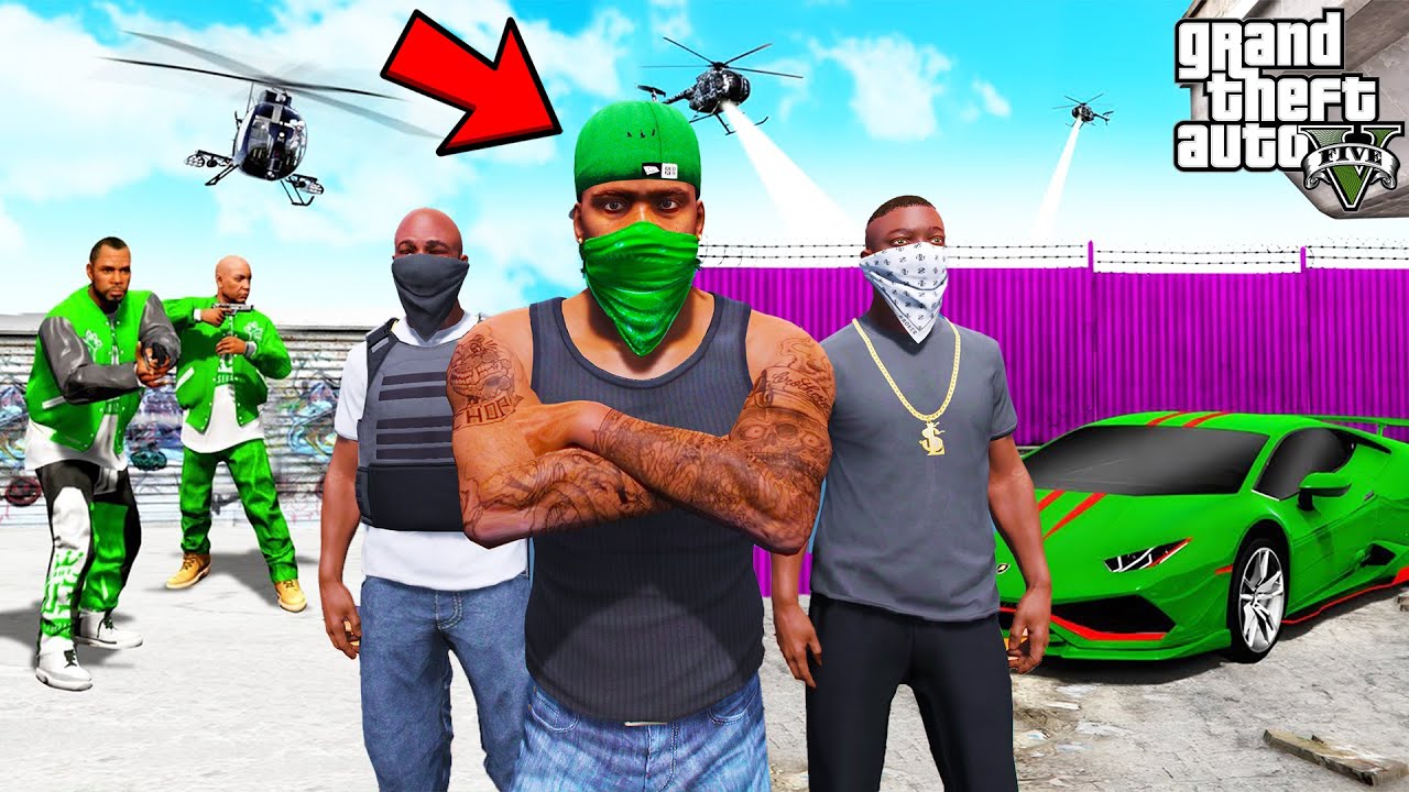 Franklin Making His New Undefeated Gang in GTA 5 | SHINCHAN and CHOP
