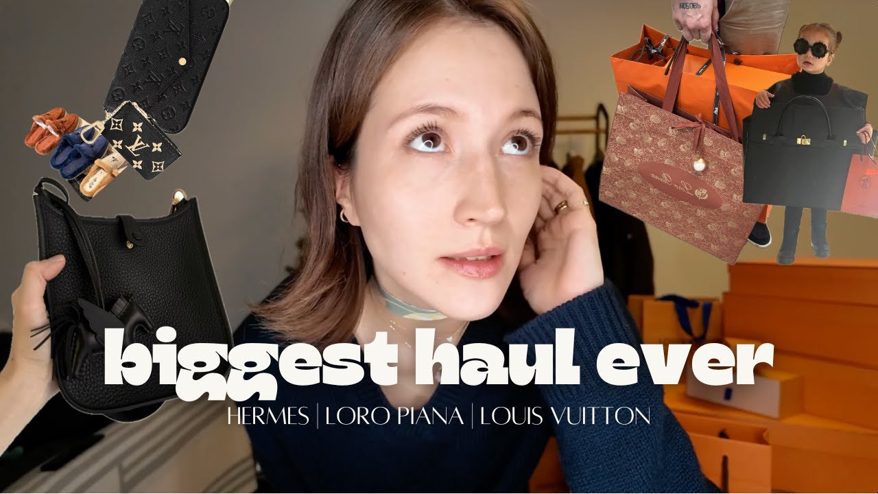 Unboxing 6 months of purchases + Bag reveal [Hermes, Loro Piana, LV]