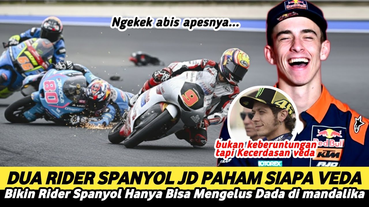 SEBANGGA ITU MEREKA!! LIHAT VEDA EGA PRATAMA PERMALUKAN anak Spanyol, dibuat tk berdaya di mandalika