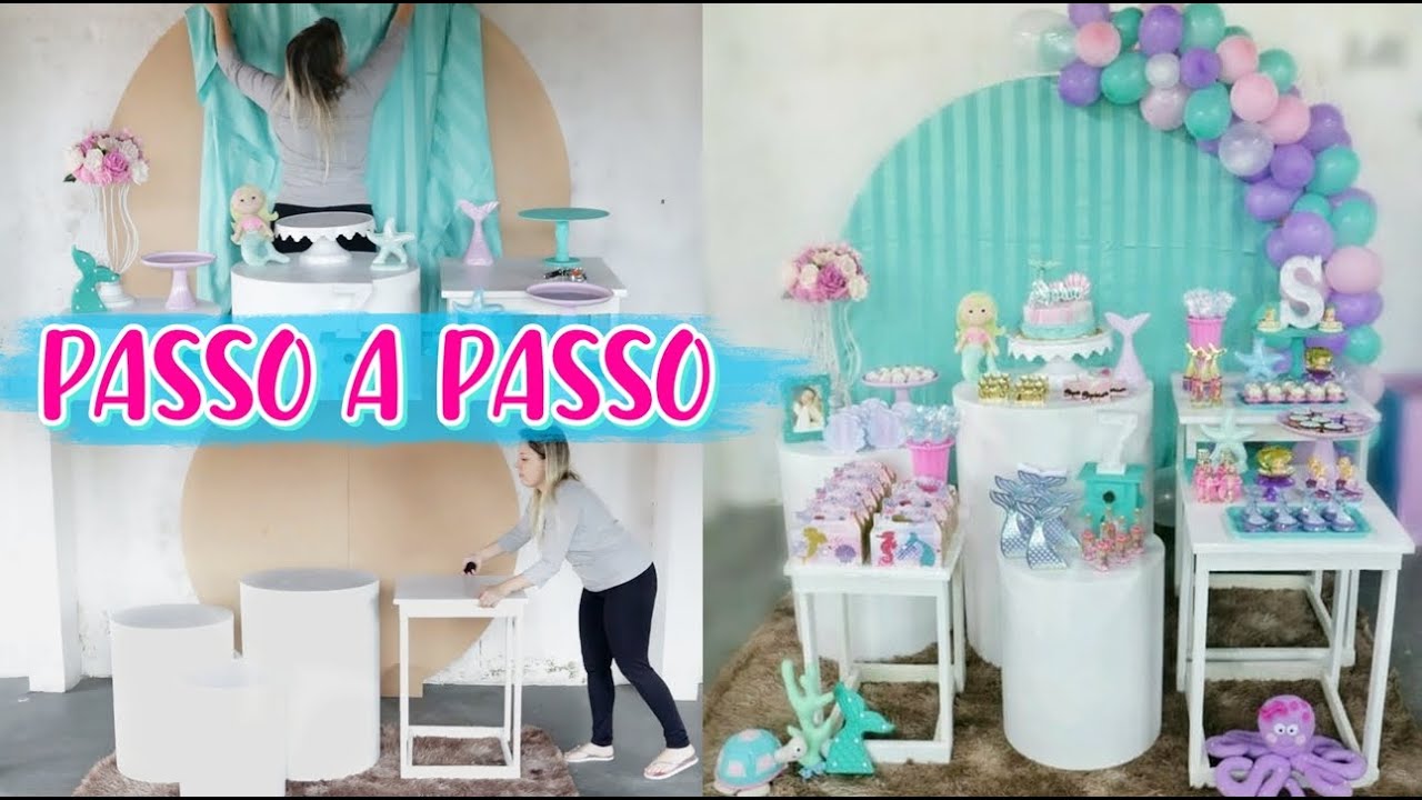 COMO MONTAR UMA DECORAÇÃO | PAINEL REDONDO FÁCIL