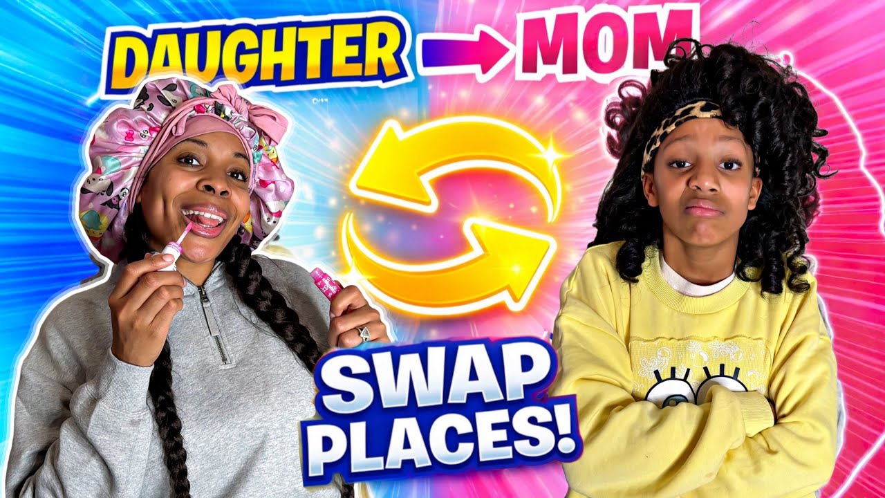 Mom & Daughter Body Swap for 24 Hours! 😱😂