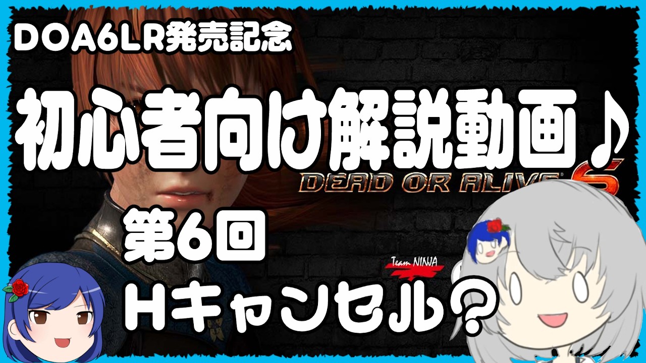 DOA6LR発売記念　DOA6初心者向け解説6「Hキャンセルを知ろう」#doa6