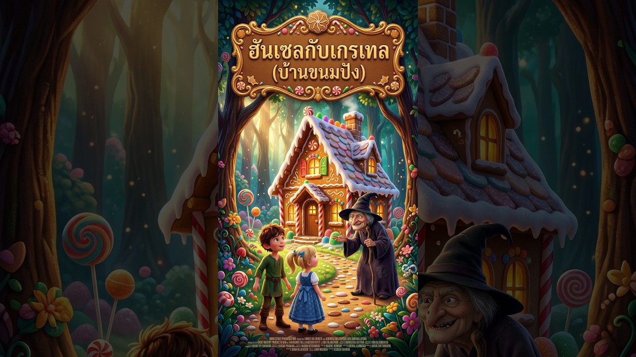 นิทานฮันเซลกับเกรเทล บ้านขนมปัง 🍬🏠 | นิทานสอนใจ เรื่องความฉลาดและไหวพริบ @นิทานเด็กสวีต