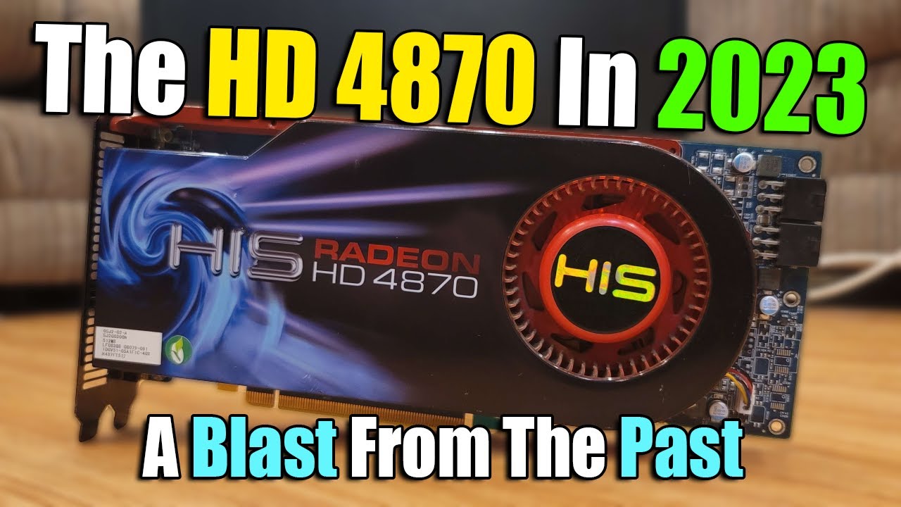 Играем на мощной видеокарте 2008 года! — Разгон HD 4870 512 МБ в 2023 году