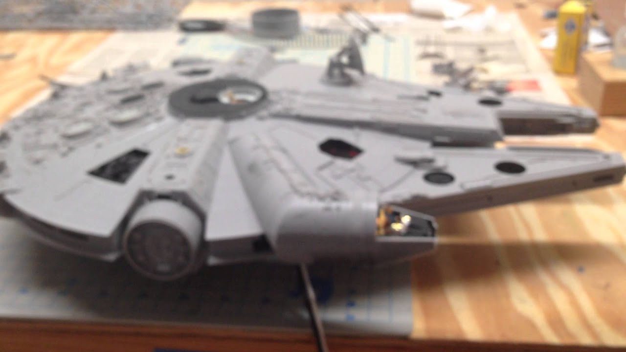 Not your average 1/72 Fine Molds Millennium Falcon build