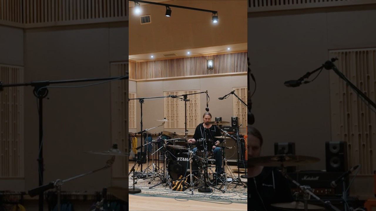 Lunatic Soul 8 - Drums recording session at Boogie Town studio
