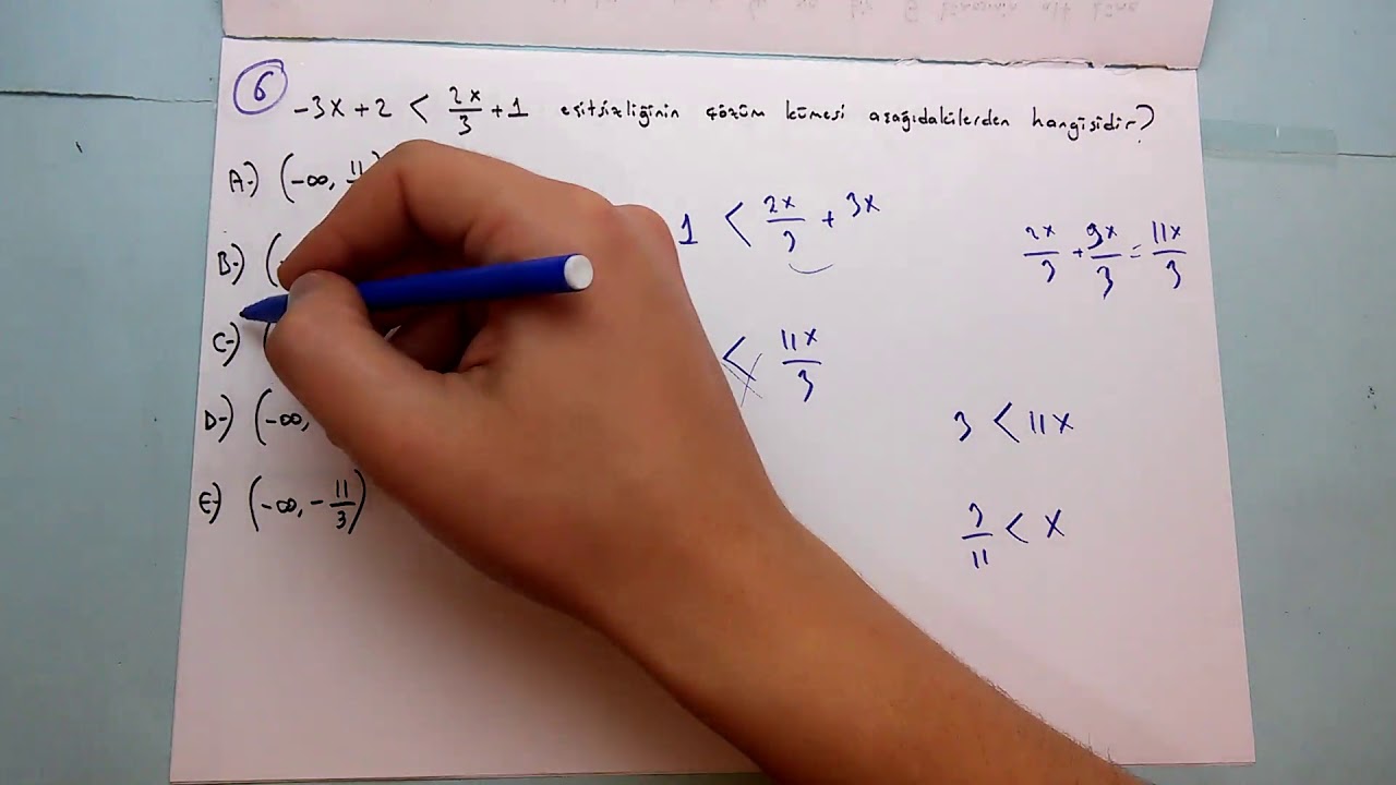 AÖF GENEL MATEMATİK 2019 ARA SINAV 1. KISIM