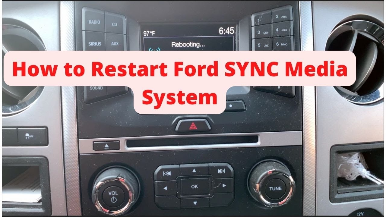 Как перезапустить медиасистему Ford SYNC