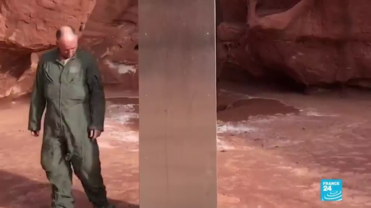 The Utah monolith mystery: Theories abound over metal rectangle found among rocks