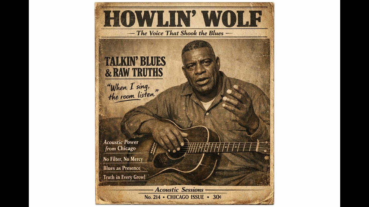 Howlin’ Wolf – Raw Talkin’ Blues 1954  Vintage