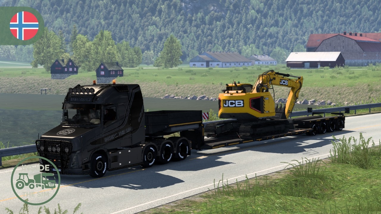 I had 2 accidents in Norway mountain roads | POV | Open Pipe Sound | ETS2