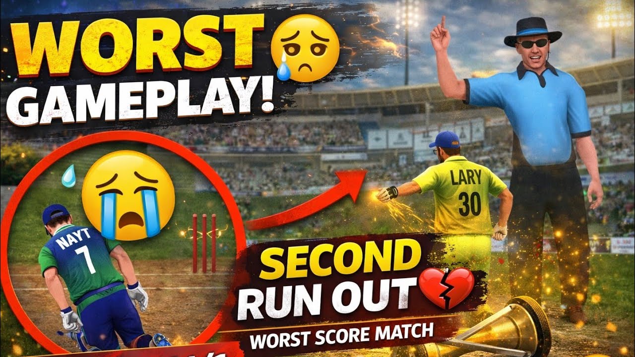 Worst Match Ever 😭 | 2nd Run Out | WCC 3 Gameplay #tamilgamer #gaming #wcc3 #wcc3career #indiangamer