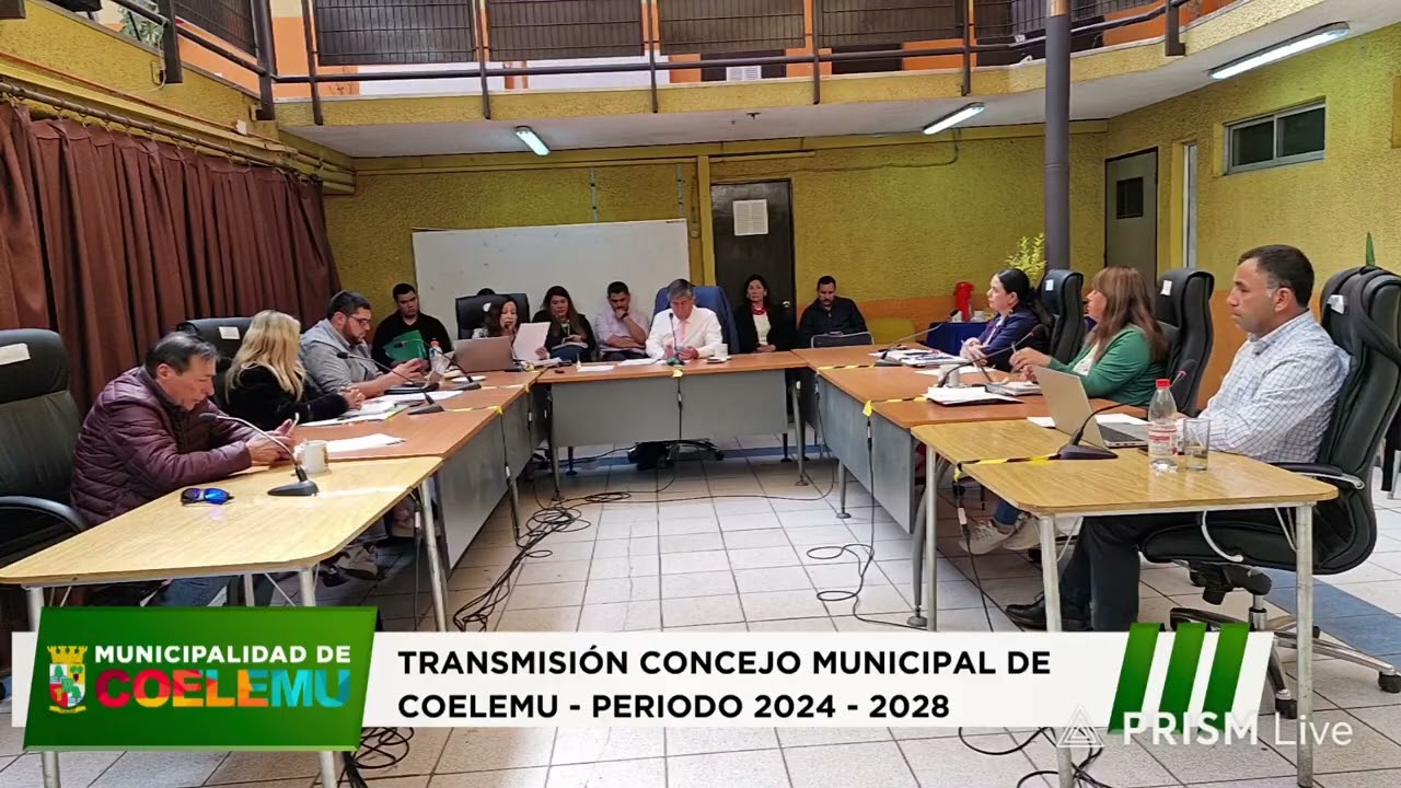 TRANSMISION SESION ORDINARIA N 32 CONCEJO MUNICIPAL VIERNES 14 DE NOVIEMBRE 2025
