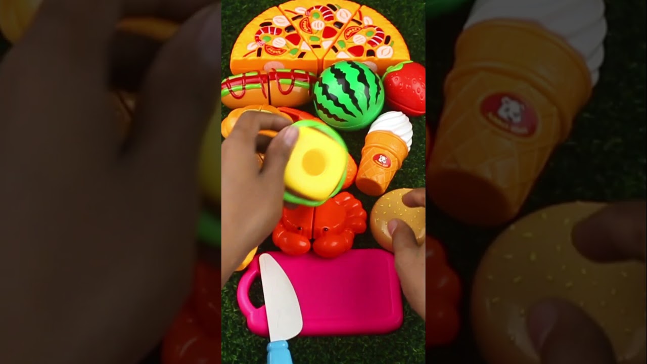 Satisfying Video | How to Cutting Plastic Food and Pizza,bread,burger ASMR 