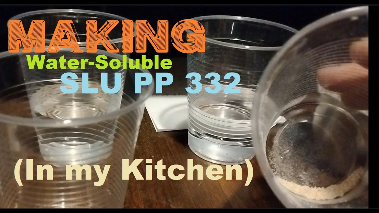Can you make SLU PP 332 Truly Orally Bioavailable at Home Using Common Grocery Store Products?
