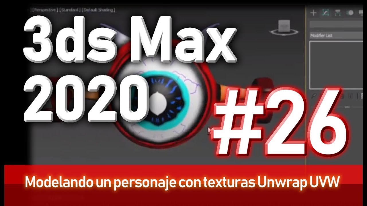 26.- Modelando un personaje con texturas Unwrap UVW - 3ds Max