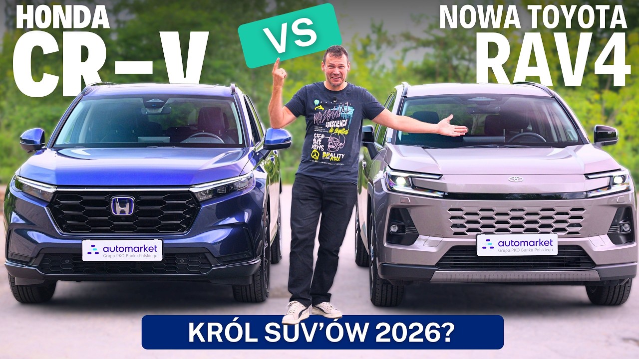 Nowa Toyota RAV4 vs Honda CR-V - czy mamy nową kr&oacute;lową?