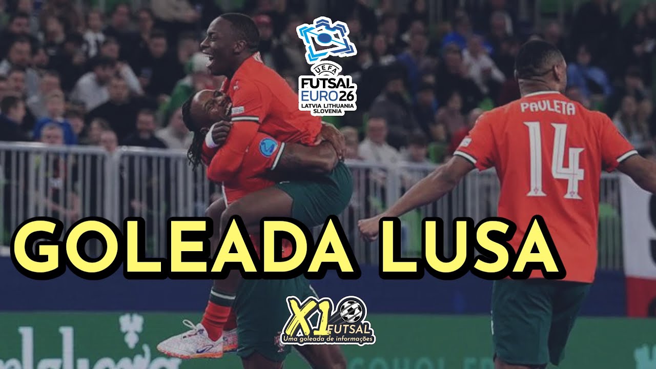 UEFA Futsal Euro 2026 | Itália 2x6 Portugal | Gols da Rodada 1
